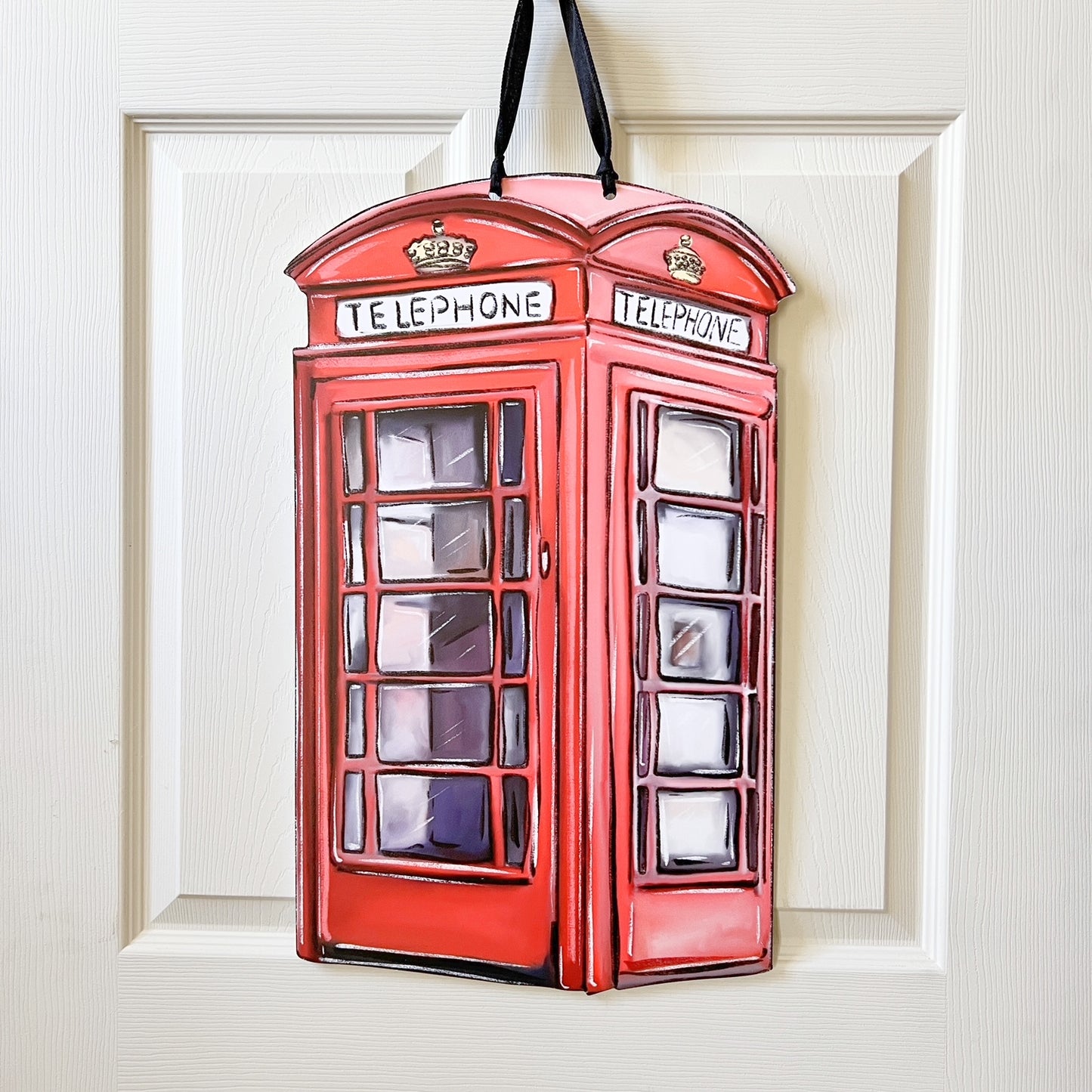 Telephone Booth Door Hanger