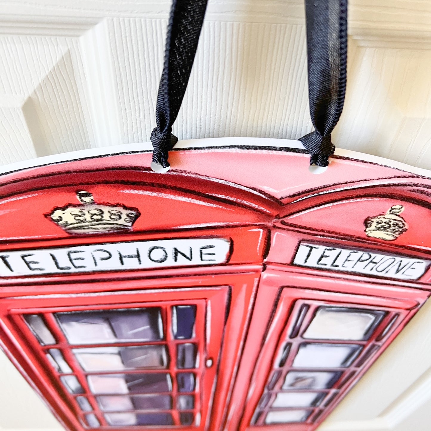 Telephone Booth Door Hanger