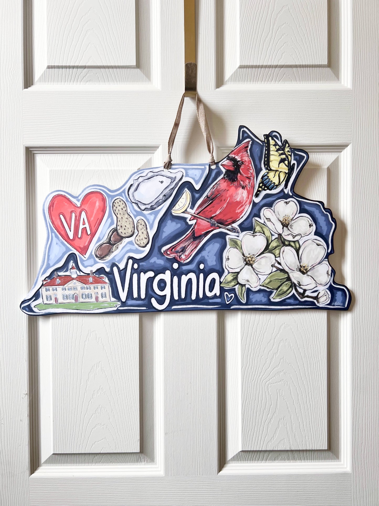 Virginia State Favorites Door Hanger