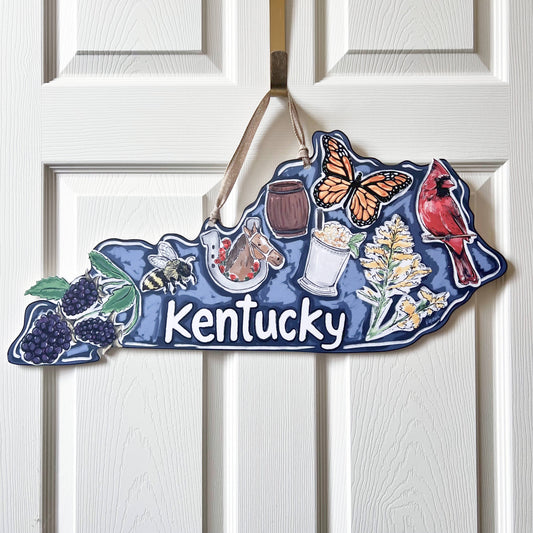 Kentucky State Favorites Door Hanger