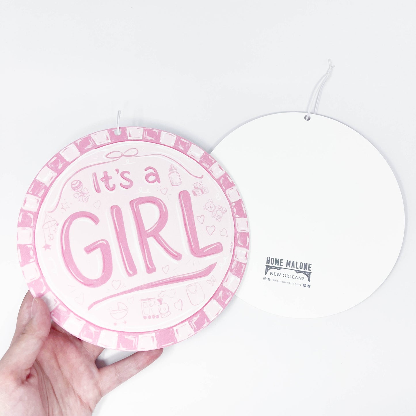 It's A Girl Decornament
