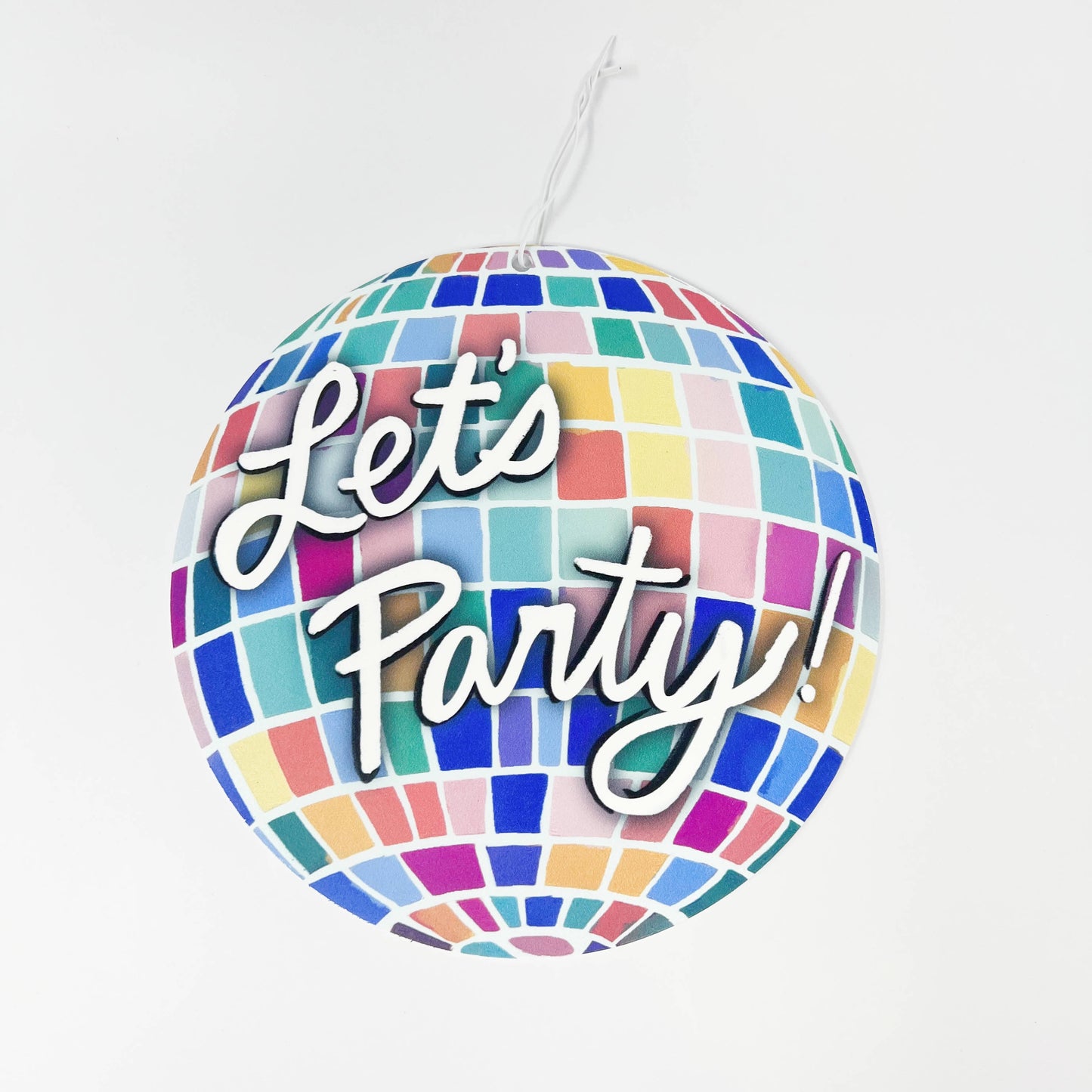 Let's Party Disco Decornament