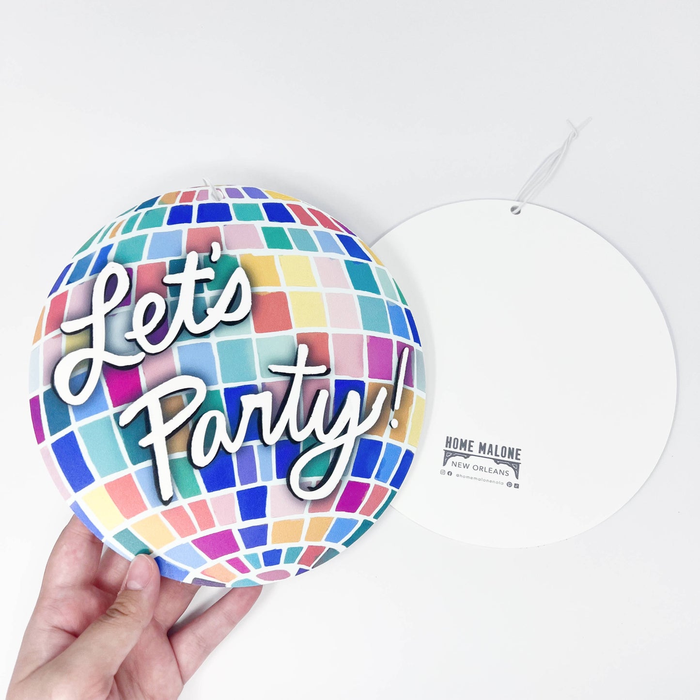 Let's Party Disco Decornament