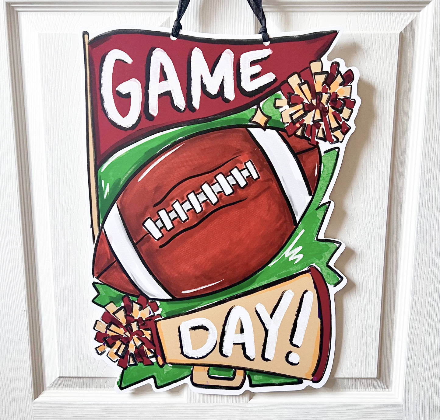 Game Day Customizable Door Hanger
