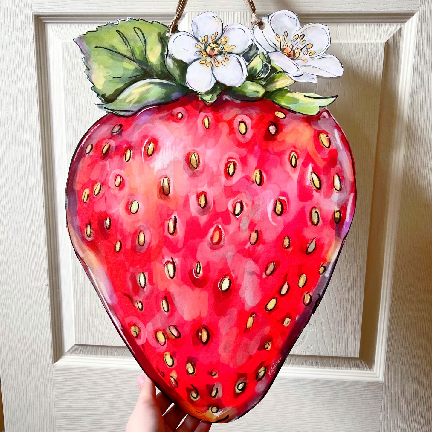 Strawberry Door Hanger