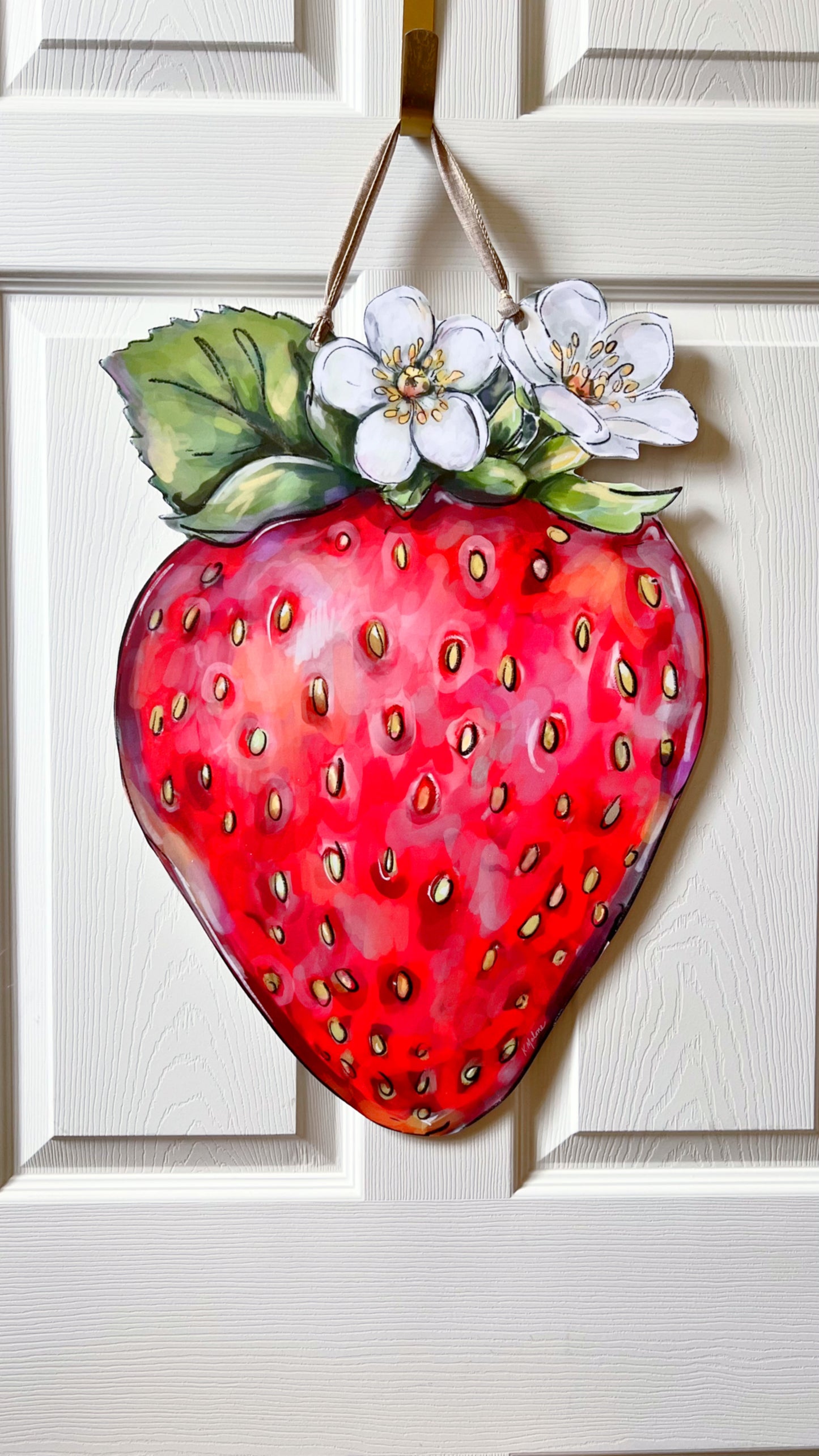 Strawberry Door Hanger