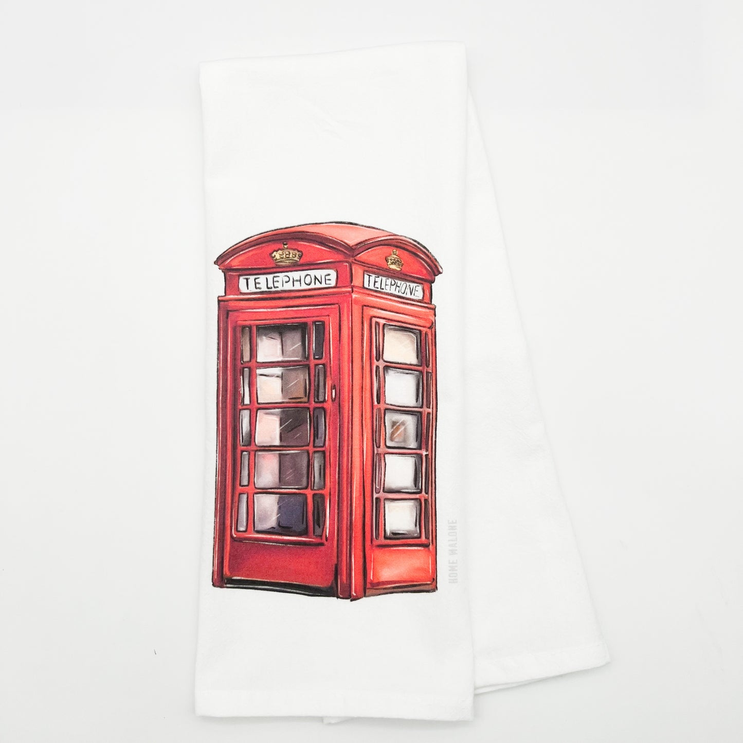 Telephone Booth Towel - Cute Whimsical British Fun Decor