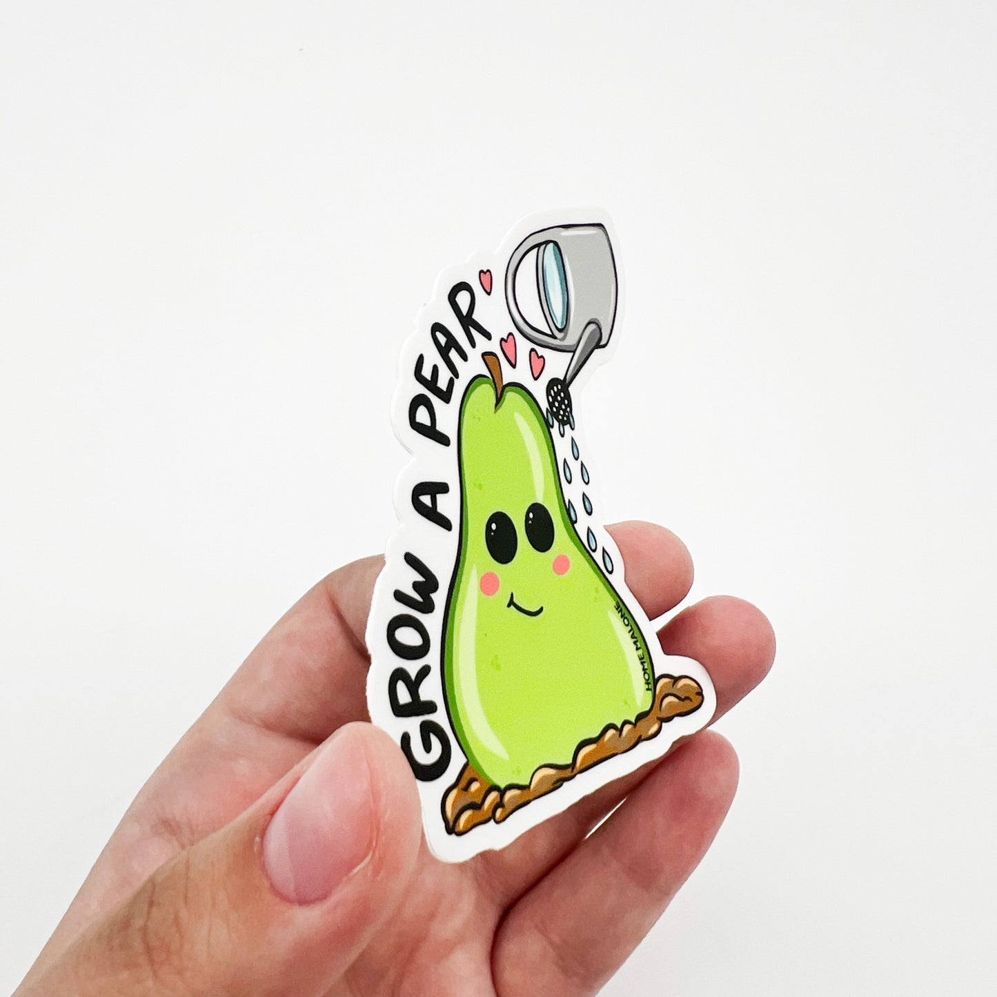 Grow A Pear Sticker-Cute Funny Laptop Water Bottle Decal