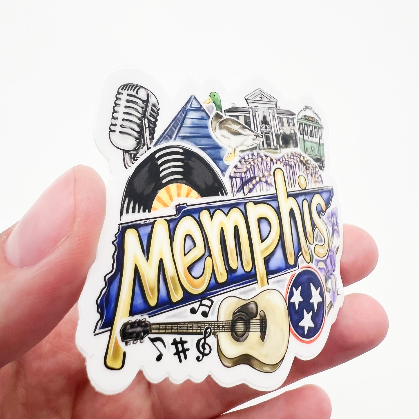 Memphis Sticker