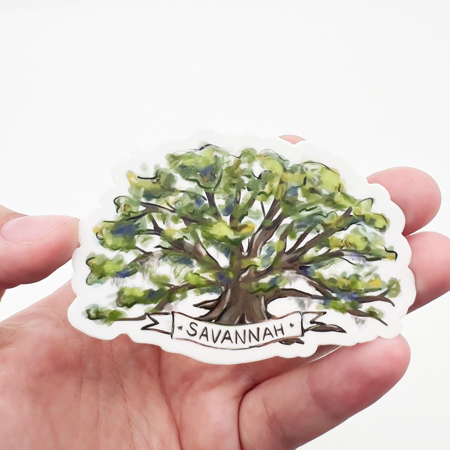 Savannah Oak Tree Sticker