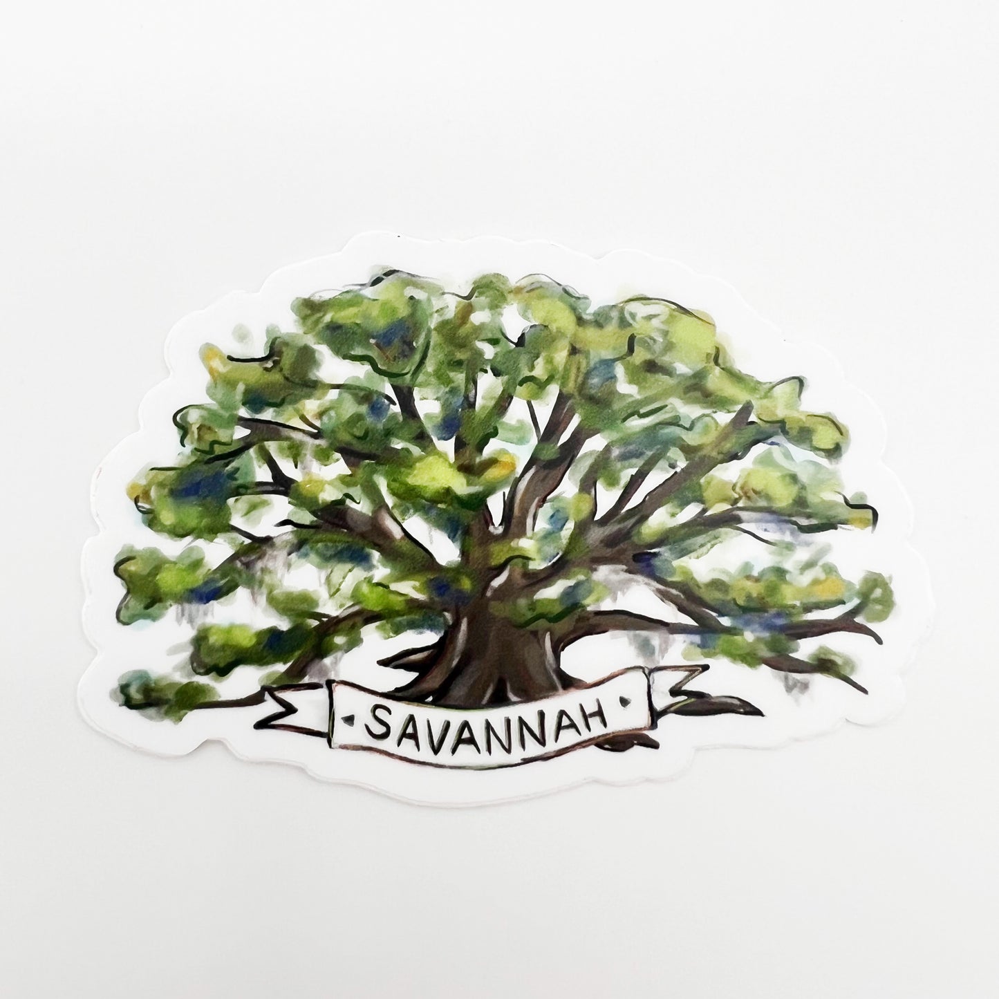 Savannah Oak Tree Sticker