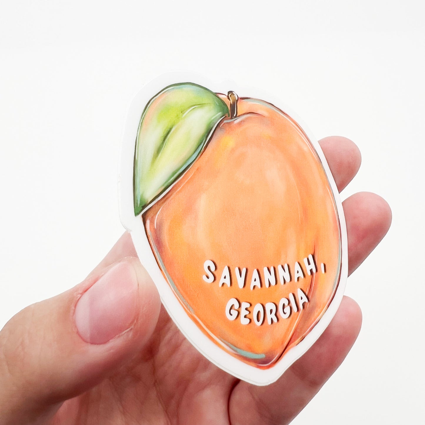 Savannah Peach Sticker