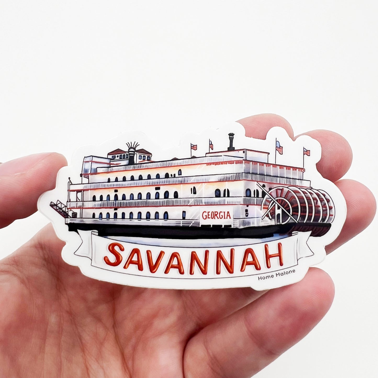 Savannah Riverboat Sticker