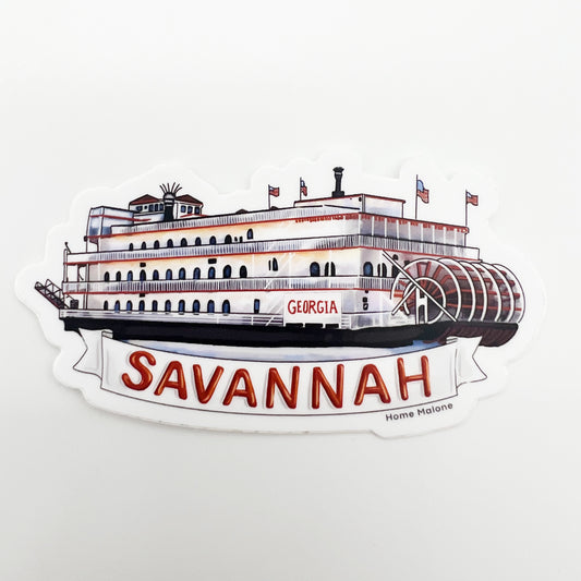 Savannah Riverboat Sticker