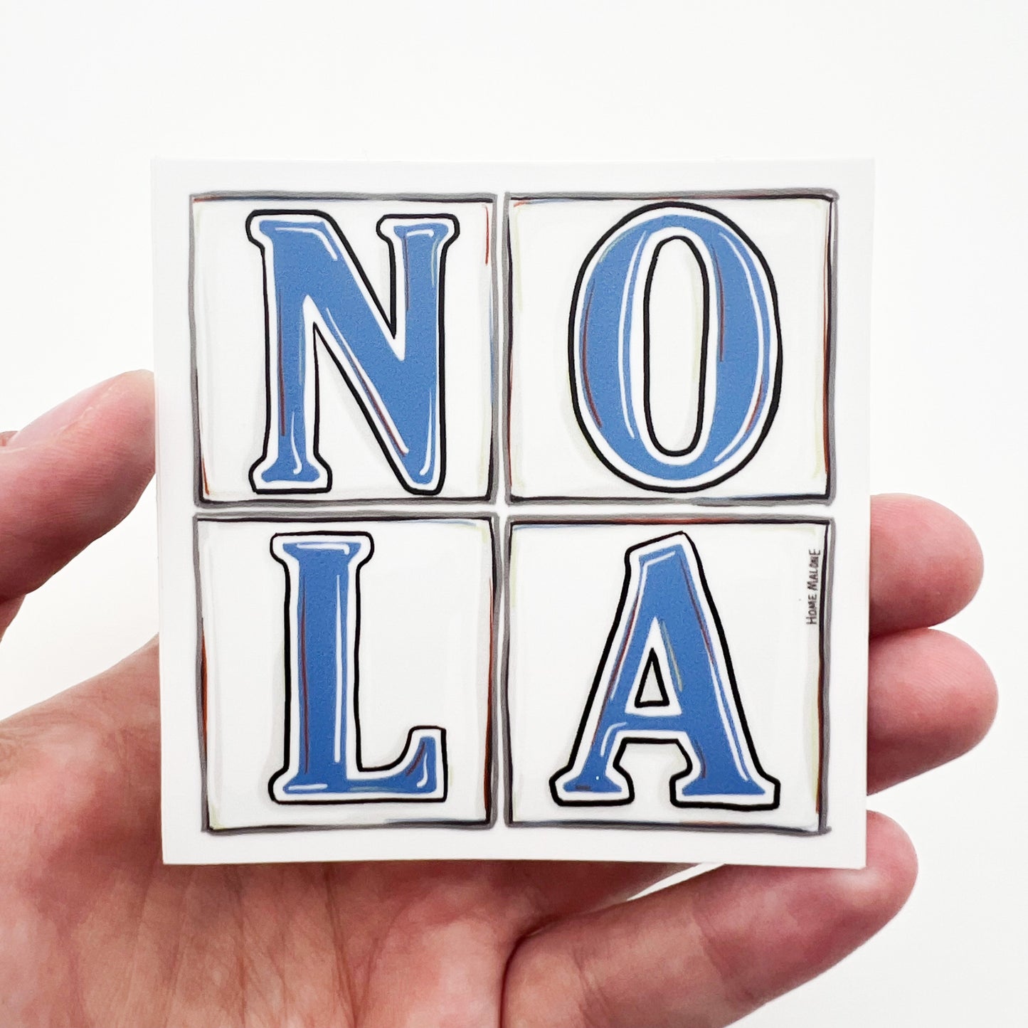 NOLA Street Tiles Sticker