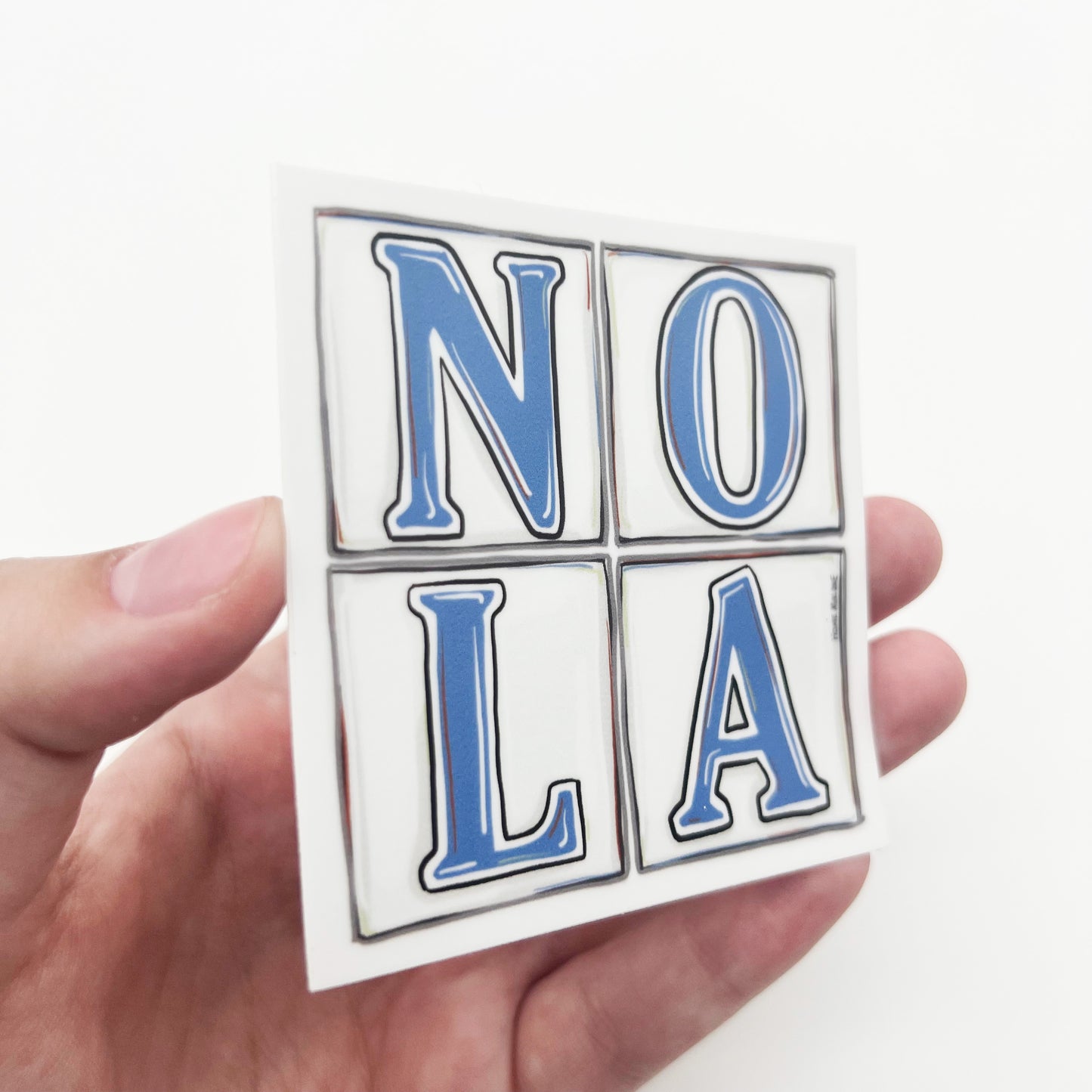 NOLA Street Tiles Sticker