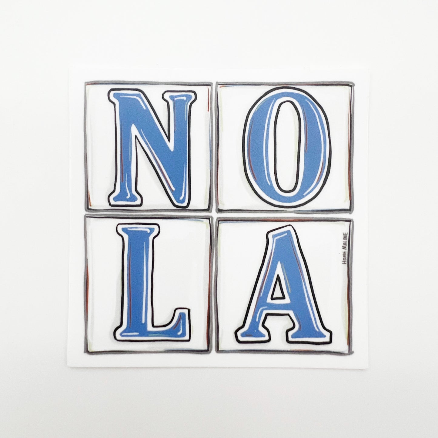 NOLA Street Tiles Sticker