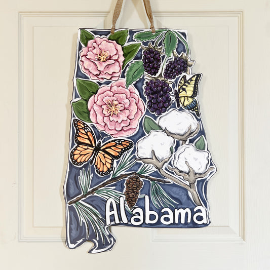 Alabama State Favorites Door Hanger