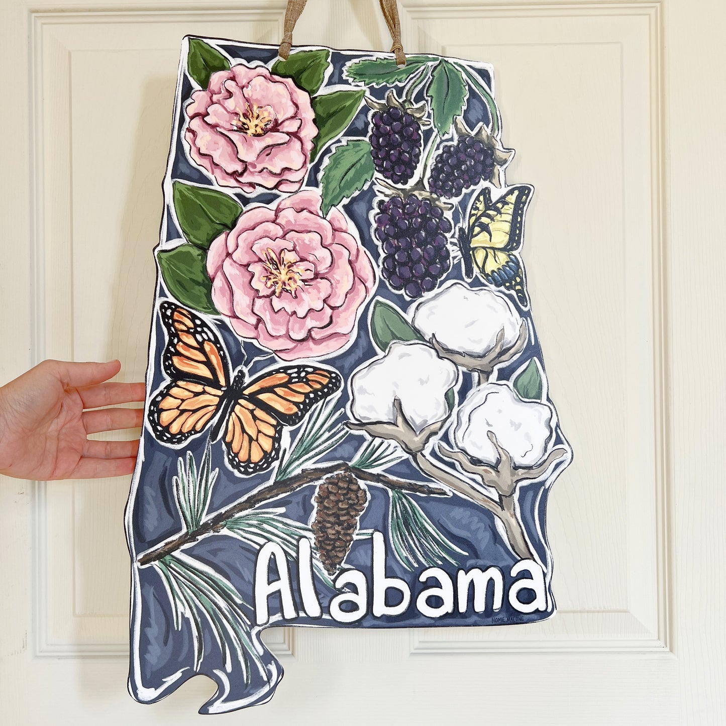 Alabama State Favorites Door Hanger
