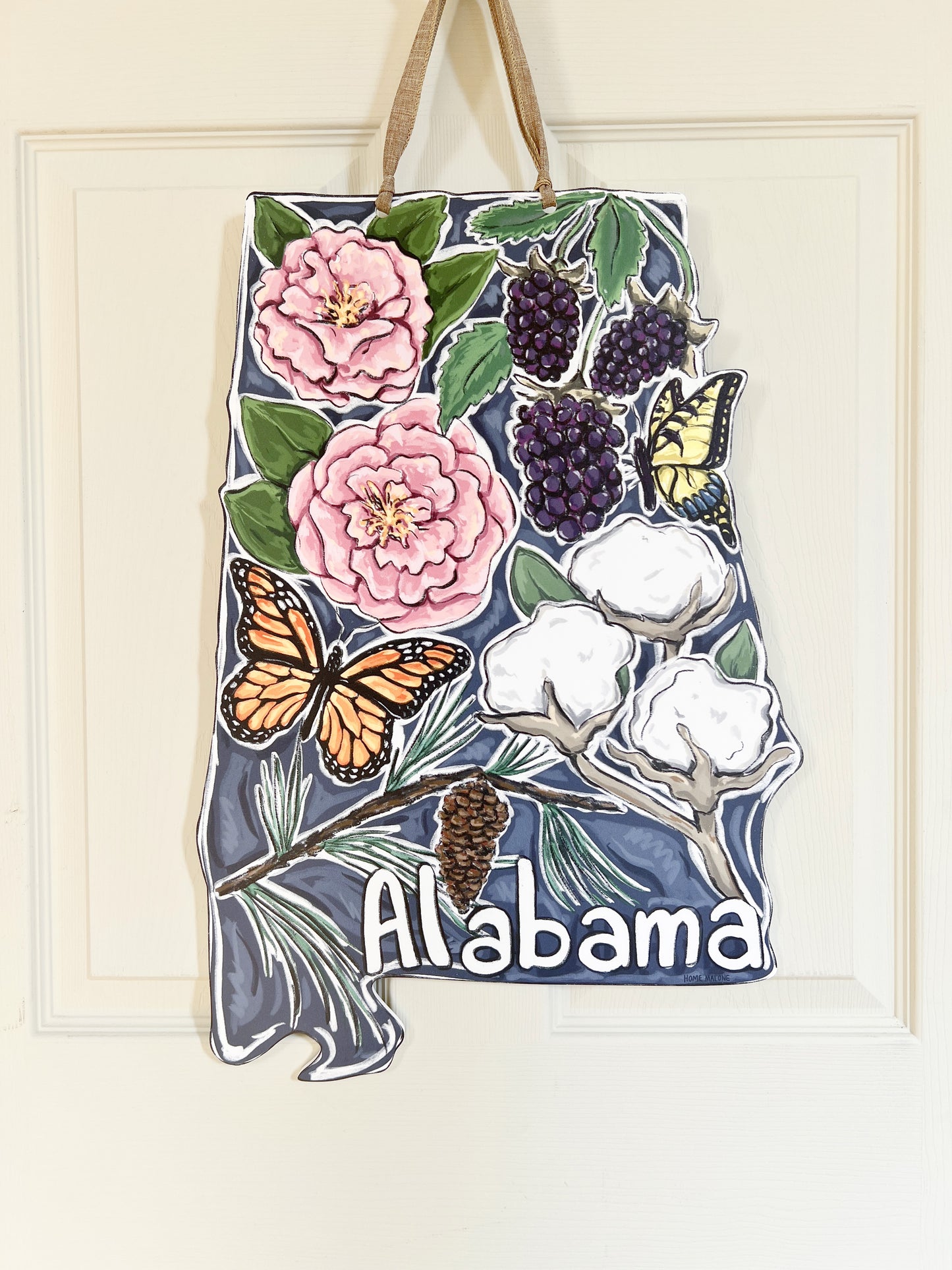 Alabama State Favorites Door Hanger