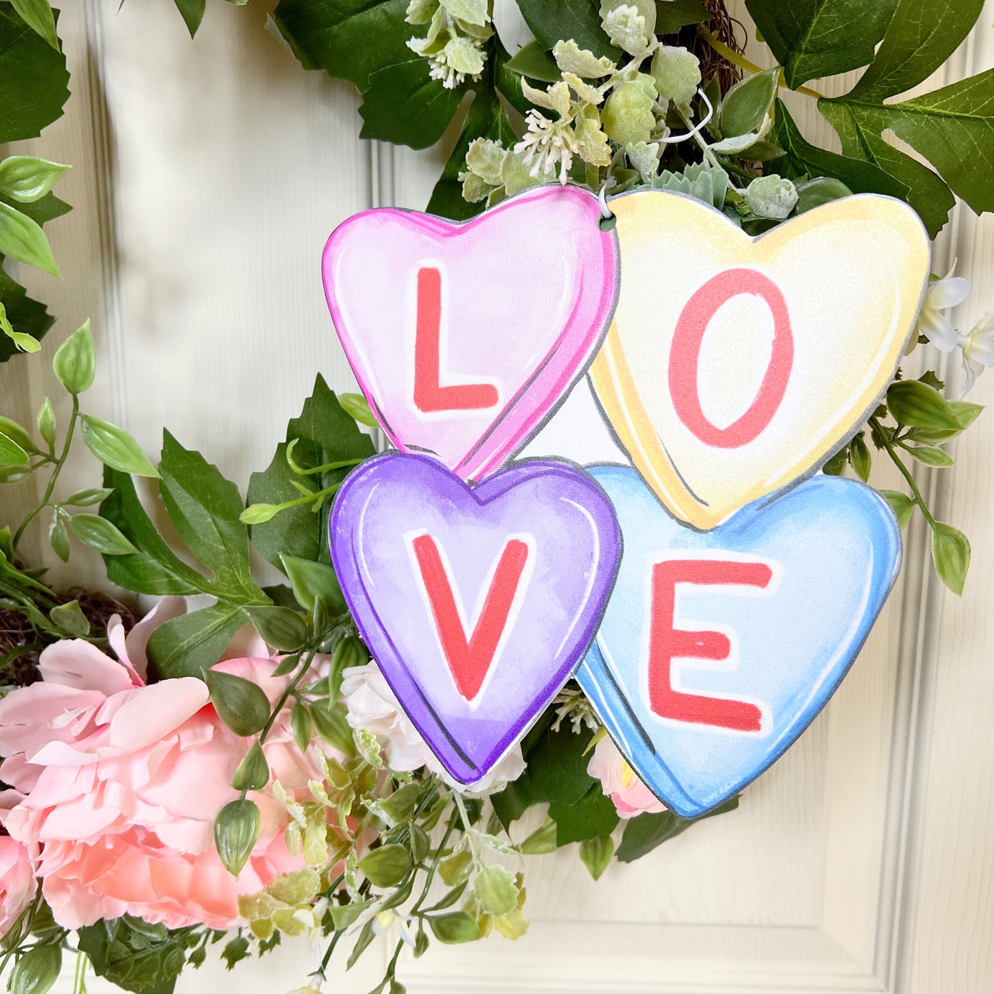 Love Conversation Hearts Decornament