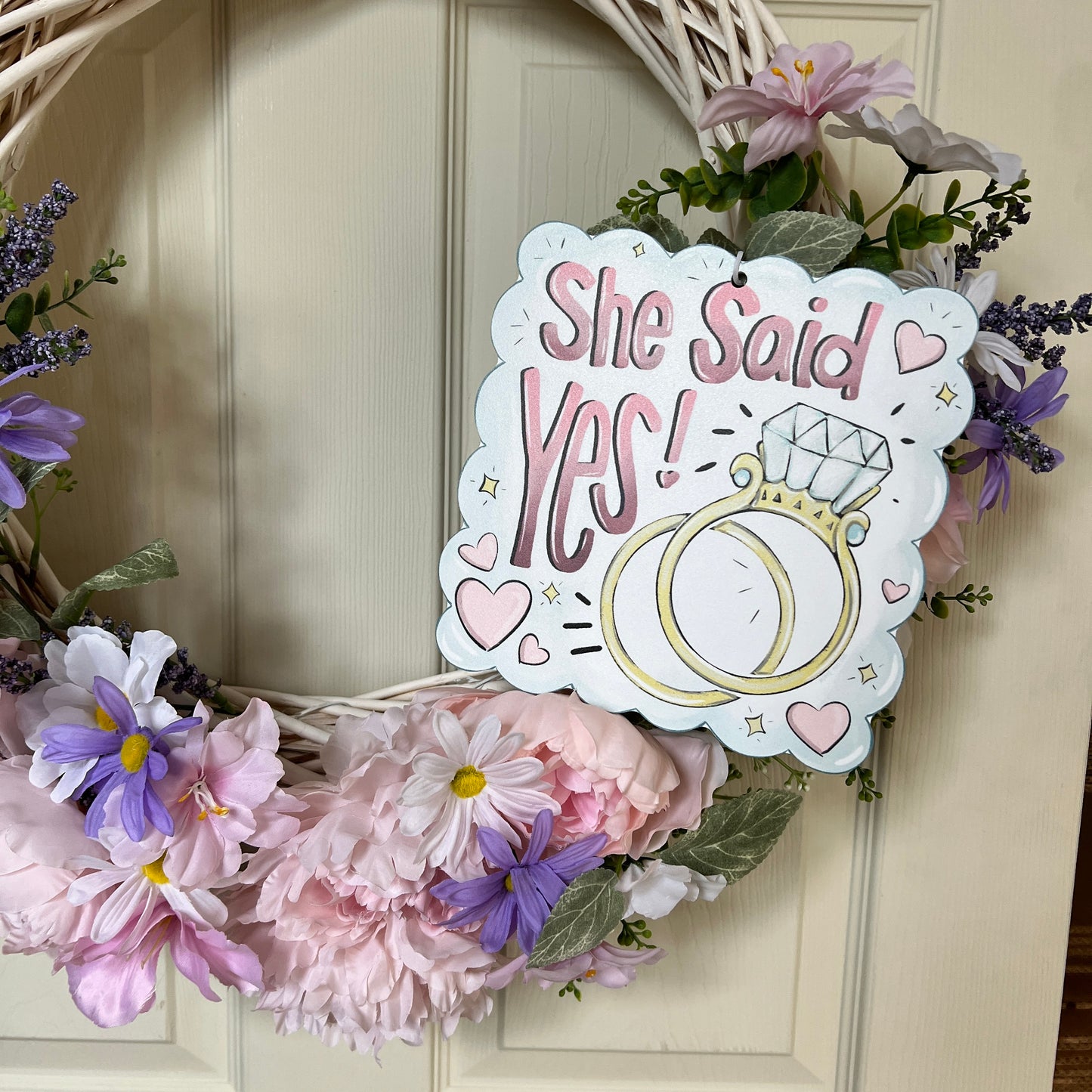 She Said Yes! Wedding Decornament