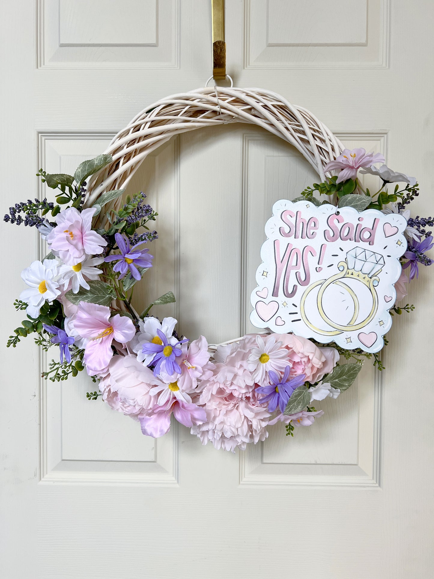 She Said Yes! Wedding Decornament