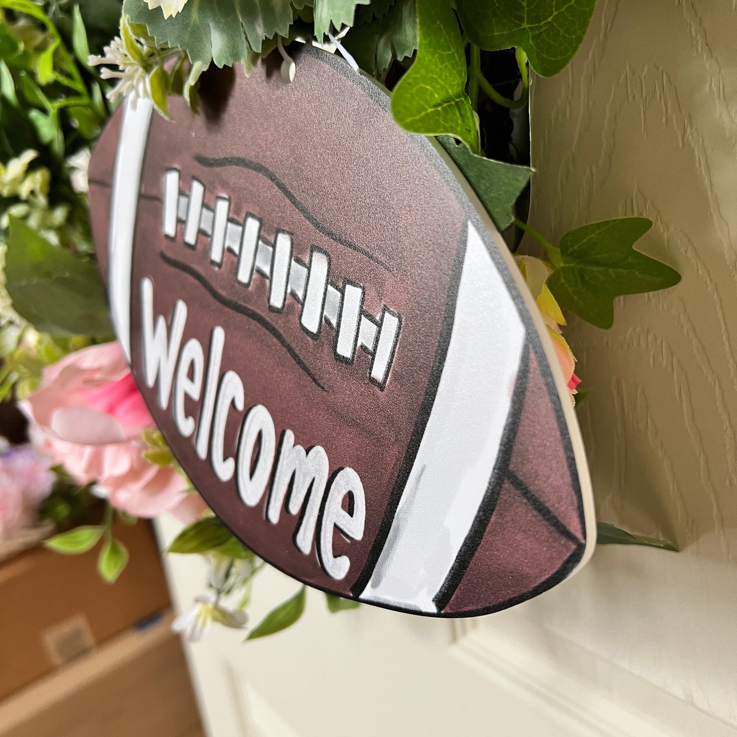 Football Welcome Decornament