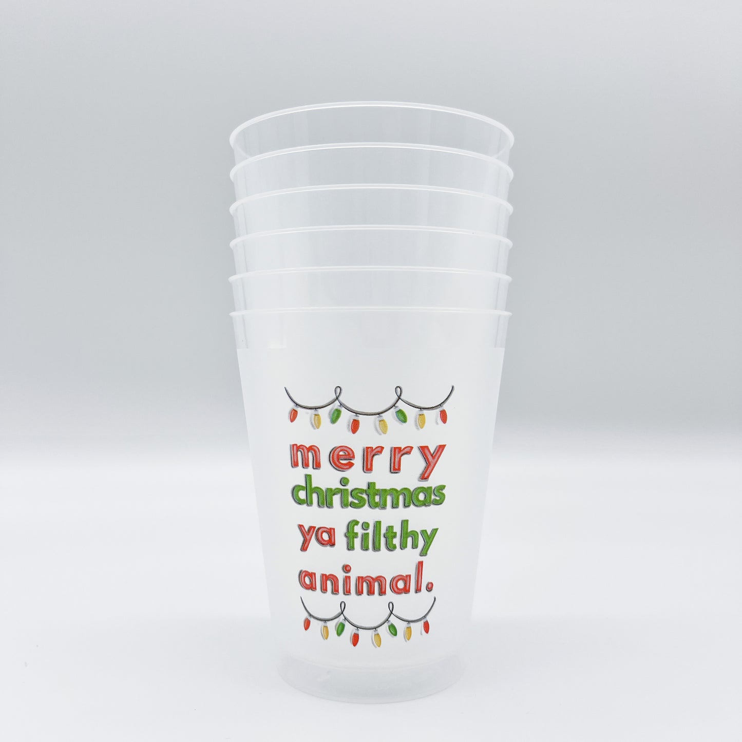 Ya Filthy Animal Party Cup Set