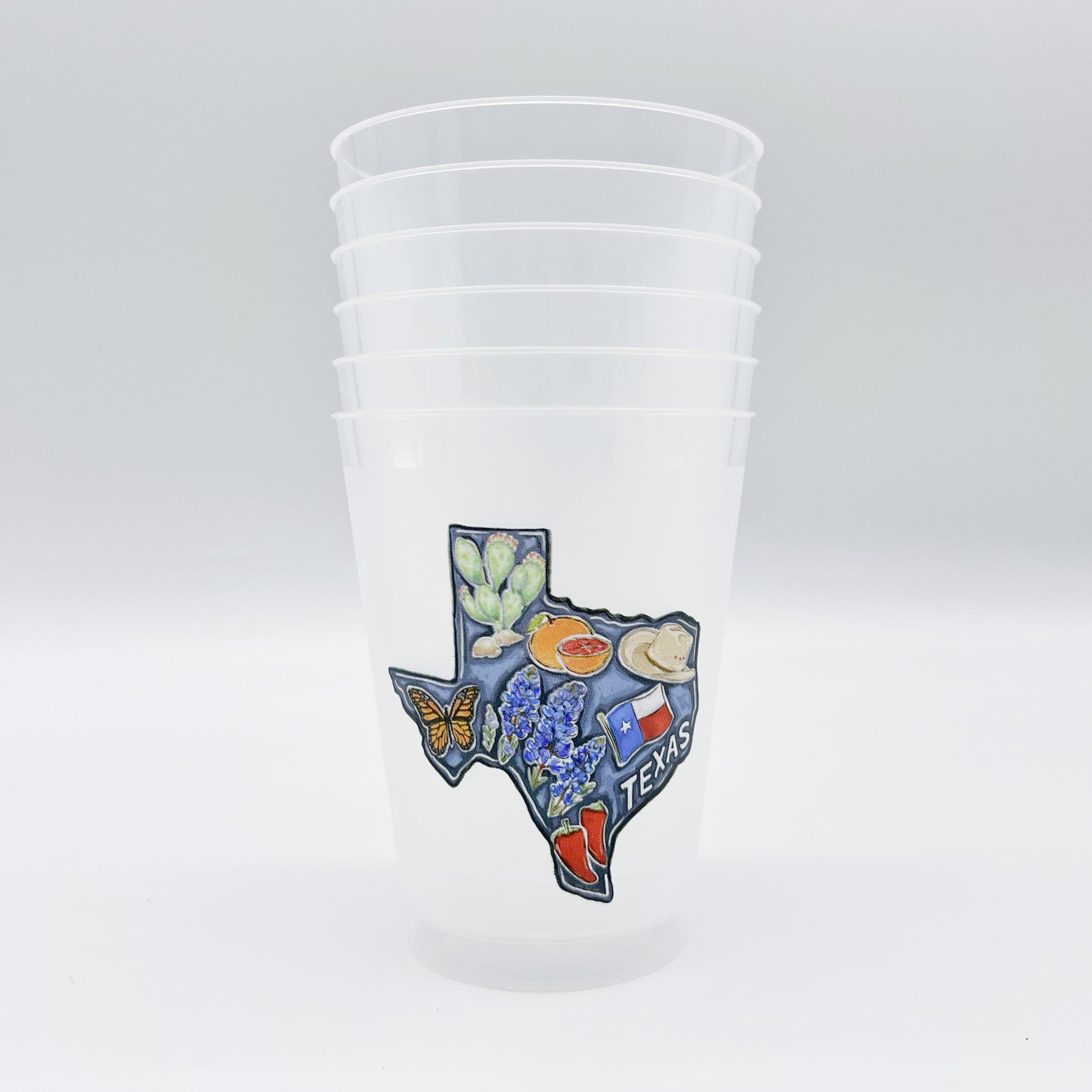 Texas Favorites Party Cup Set