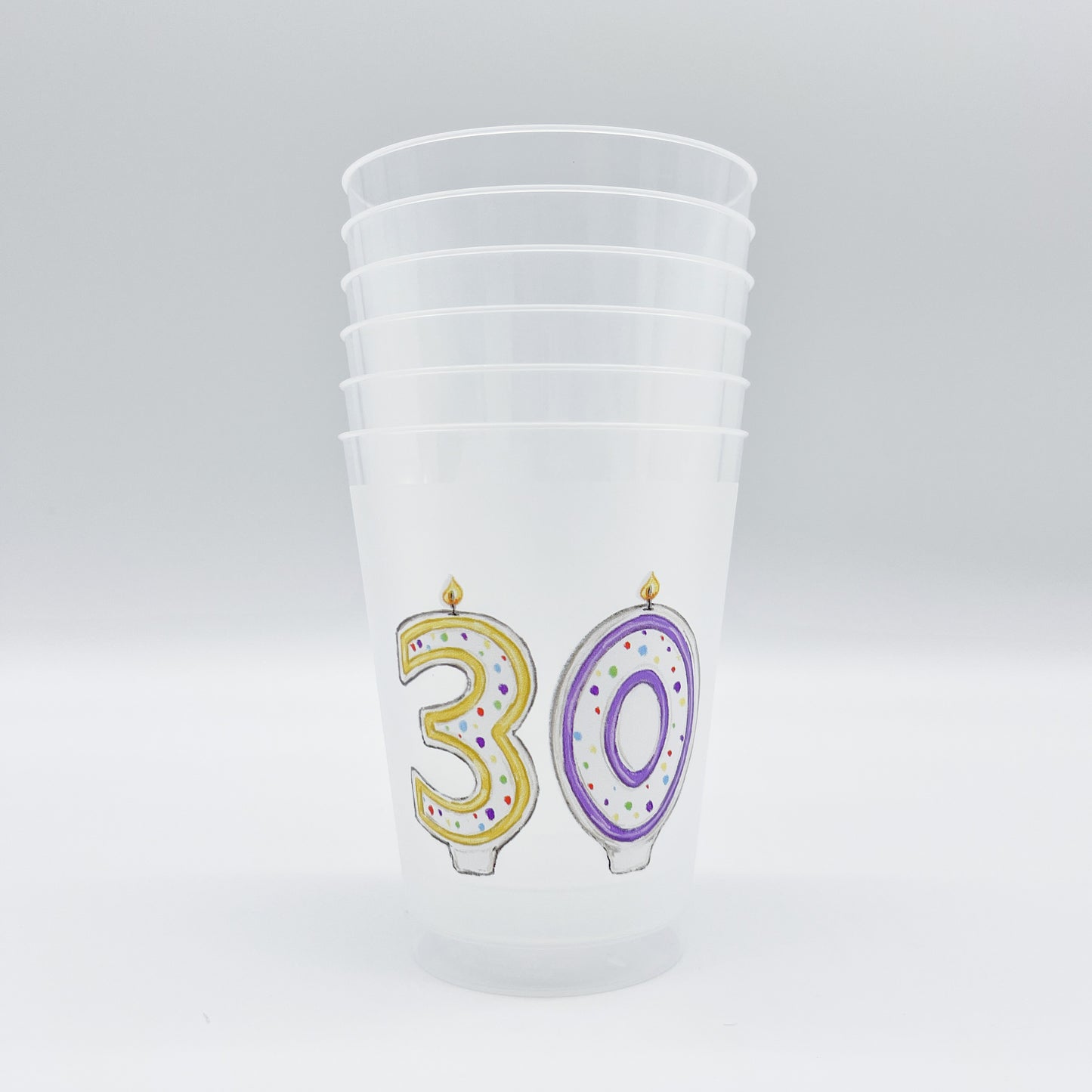 30th Birthday Party Cup Set