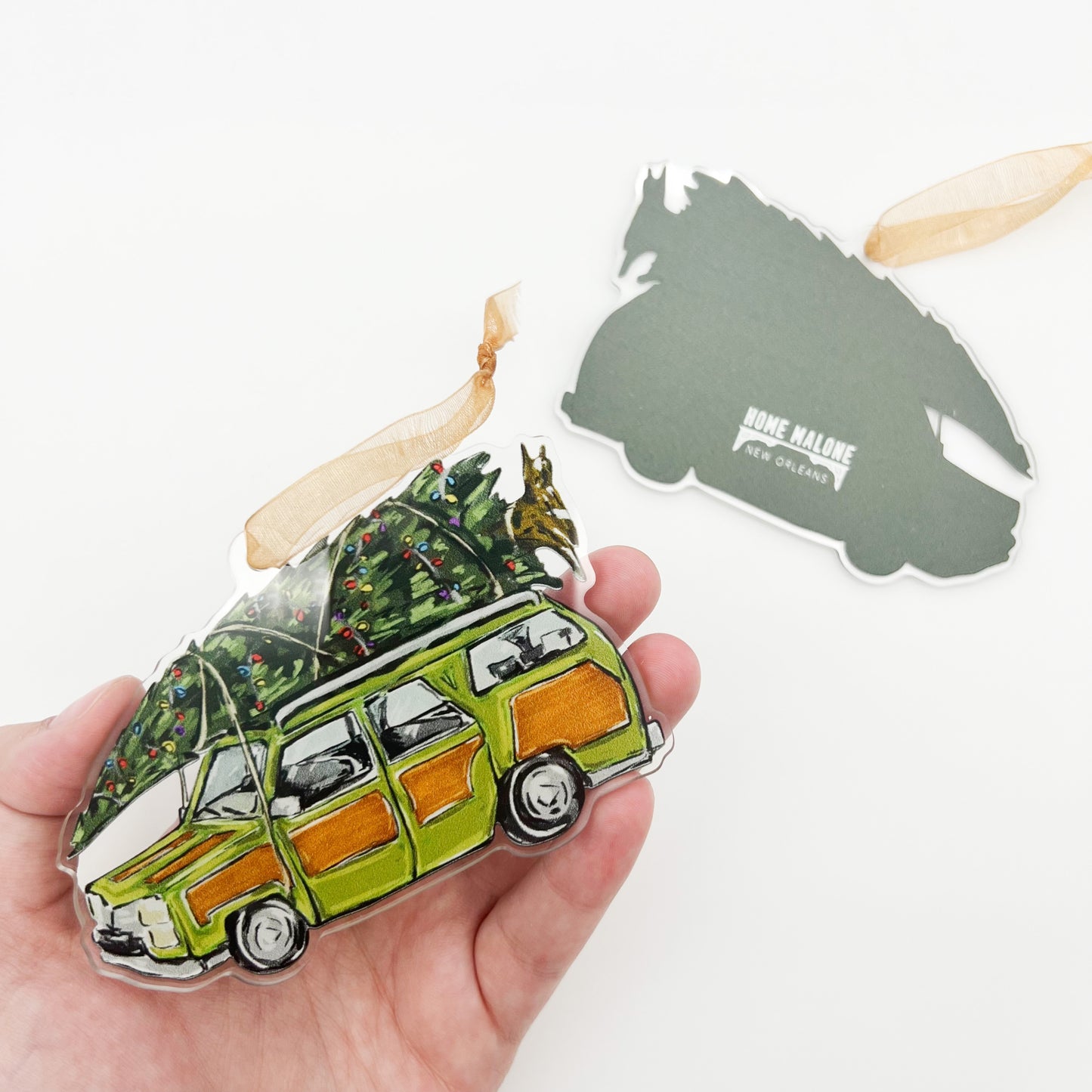 Christmas Tree Station Wagon Vacation Ornament Classic Movie