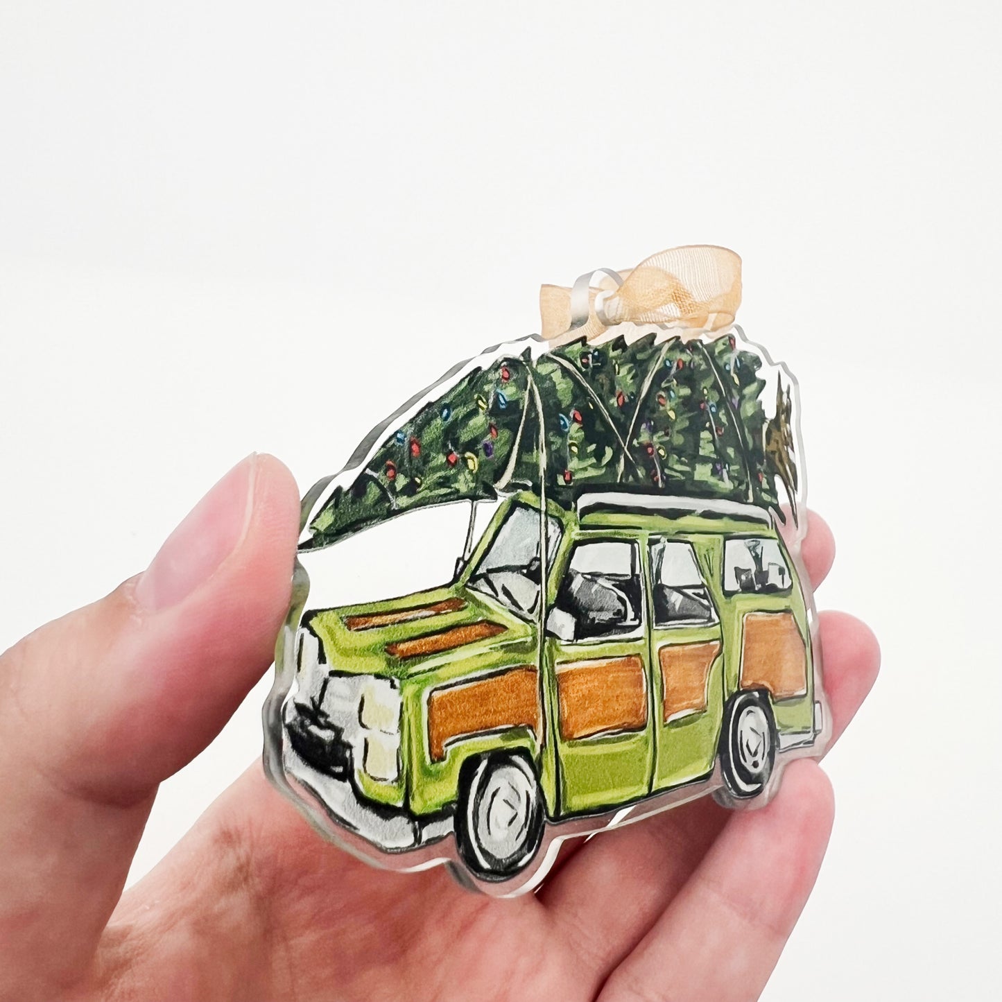 Christmas Tree Station Wagon Vacation Ornament Classic Movie