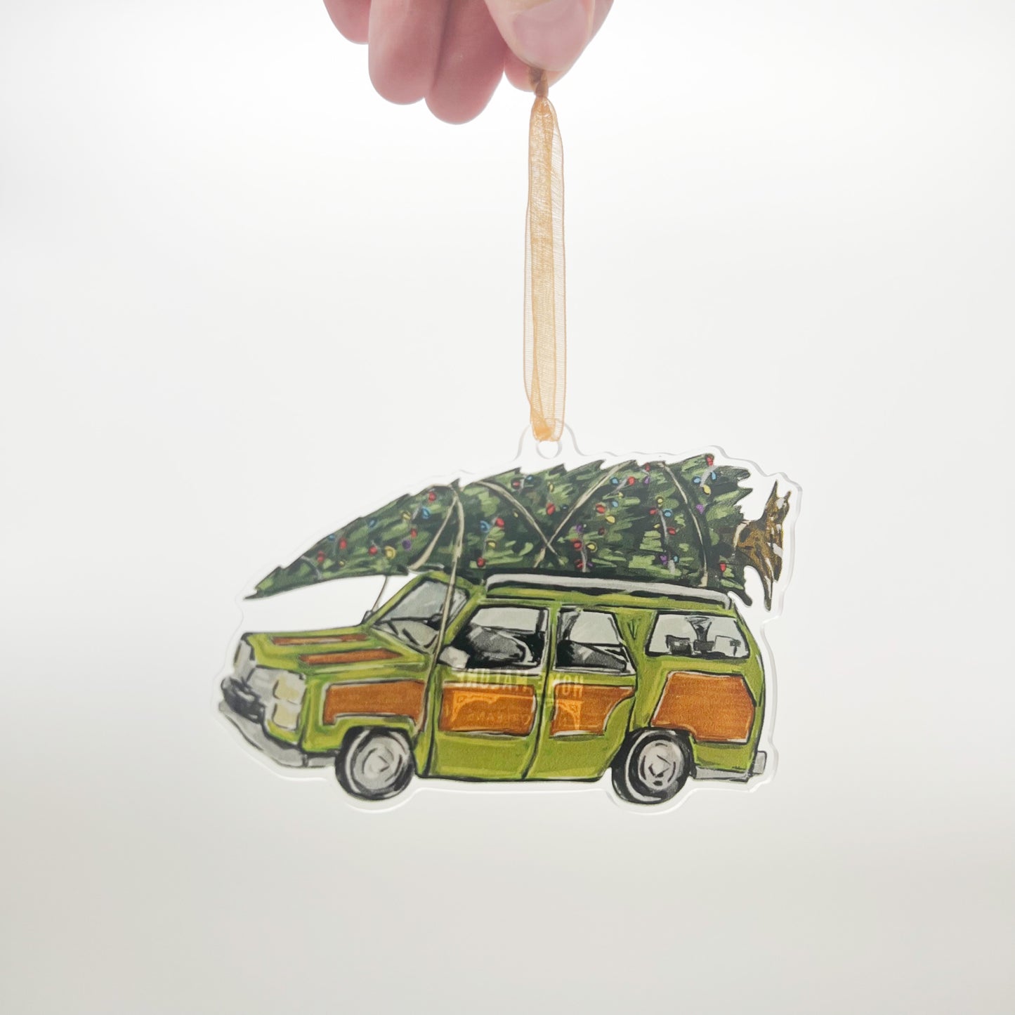 Christmas Tree Station Wagon Vacation Ornament Classic Movie