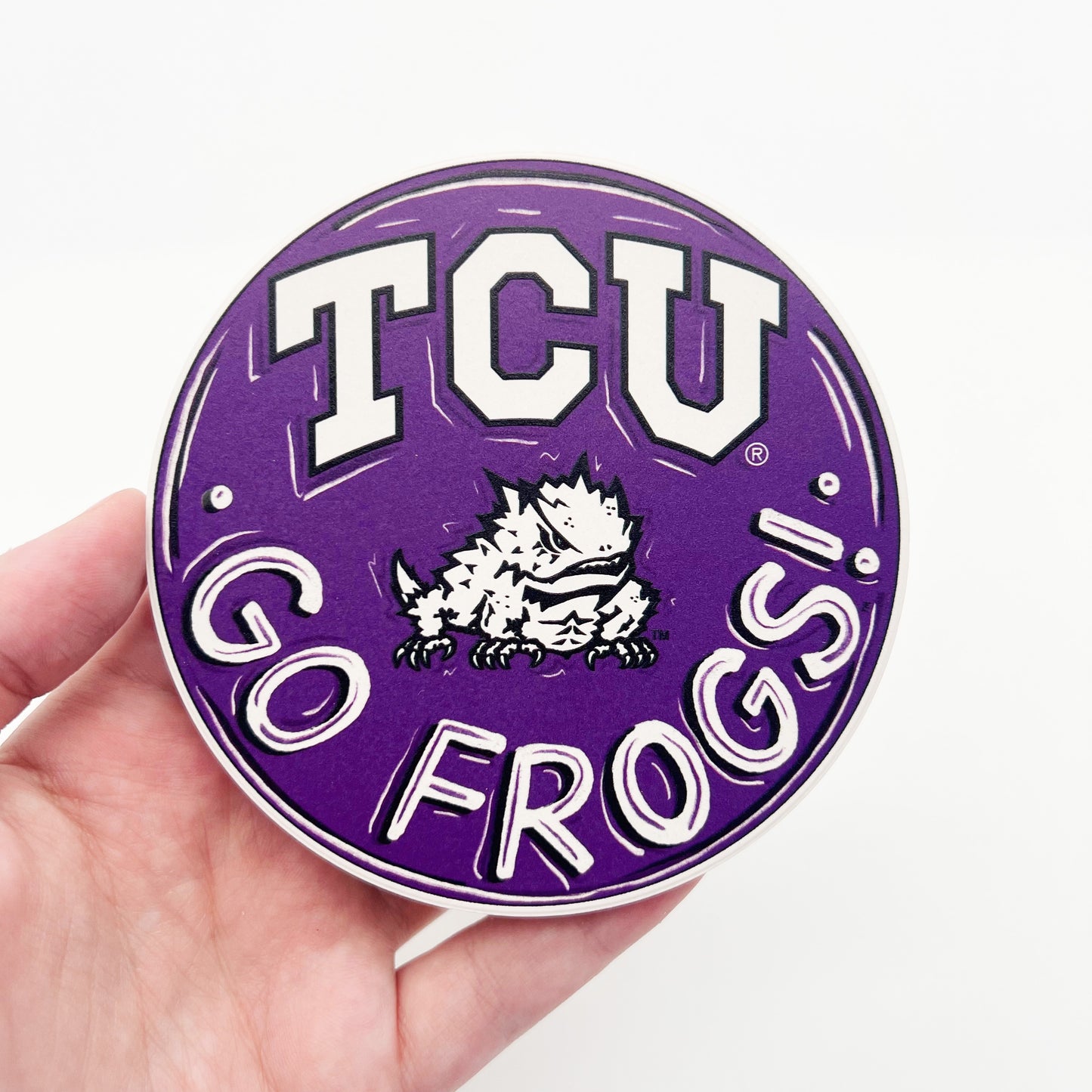 Texas Christian University Coaster