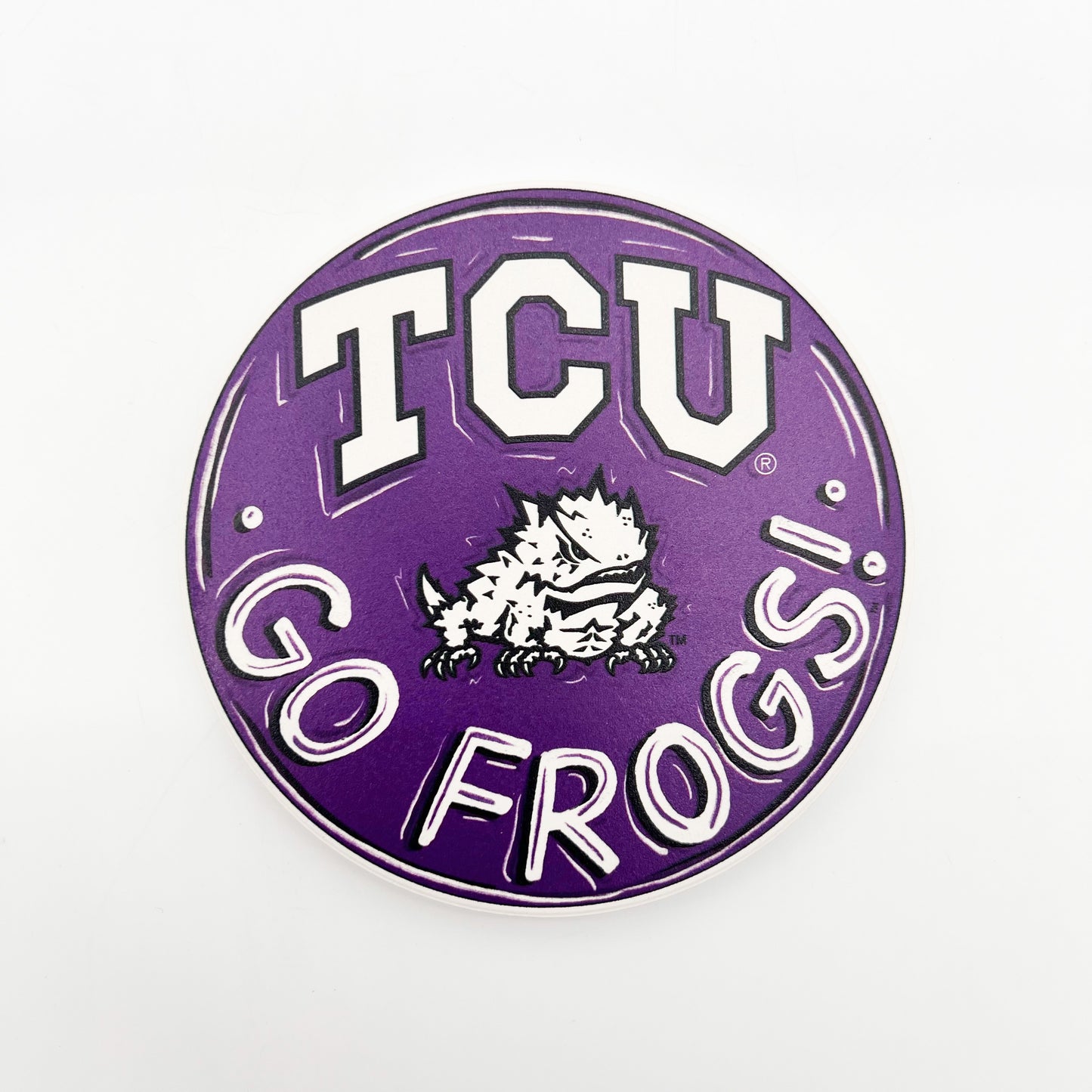 Texas Christian University Coaster