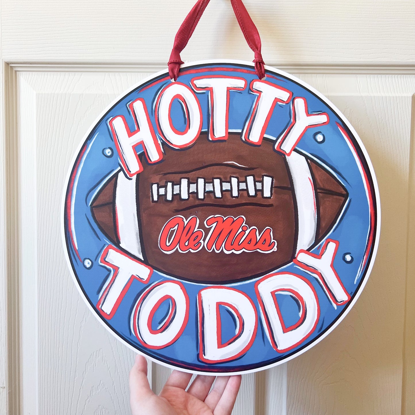 Ole Miss Hotty Toddy Door Hanger