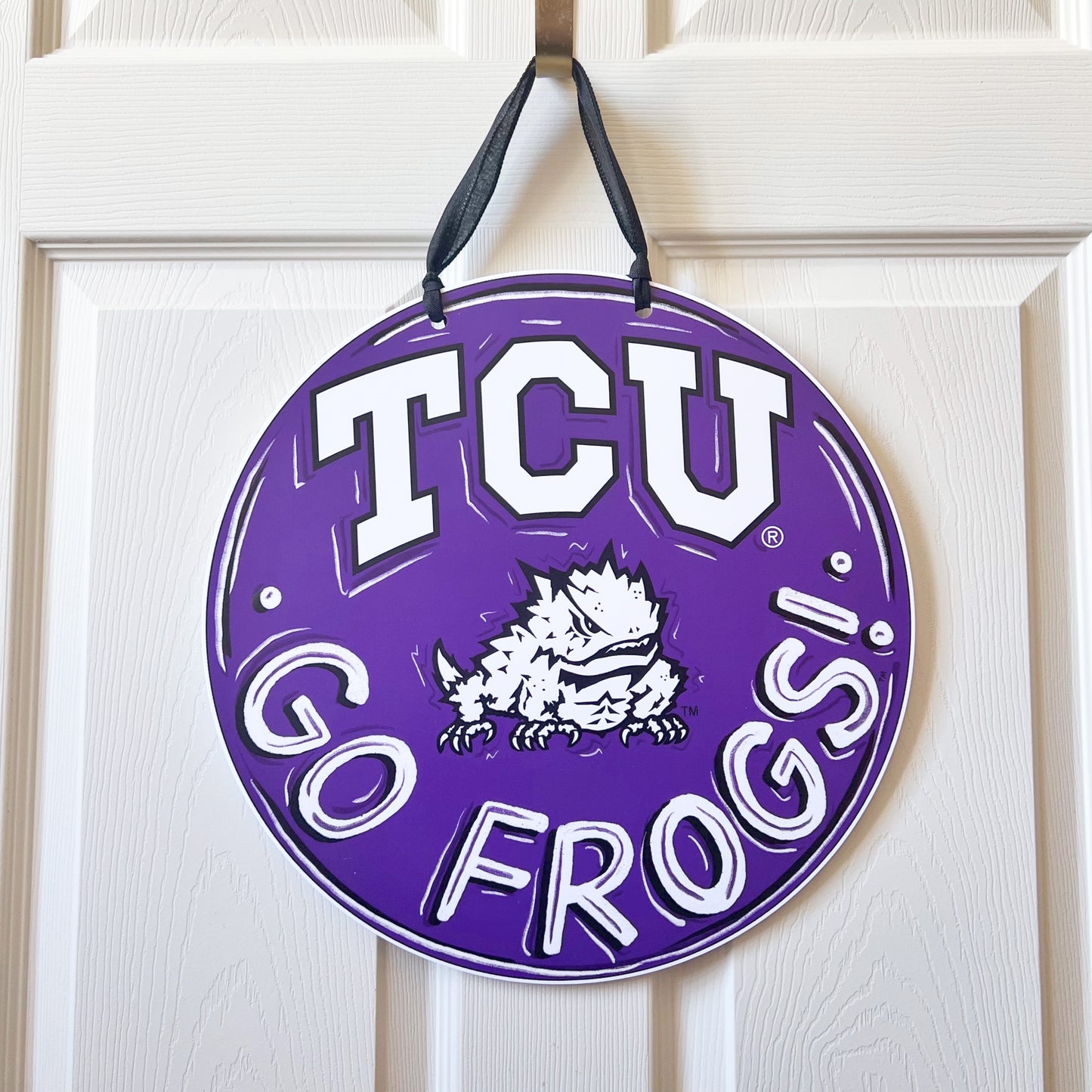 Texas Christian University Door Hanger