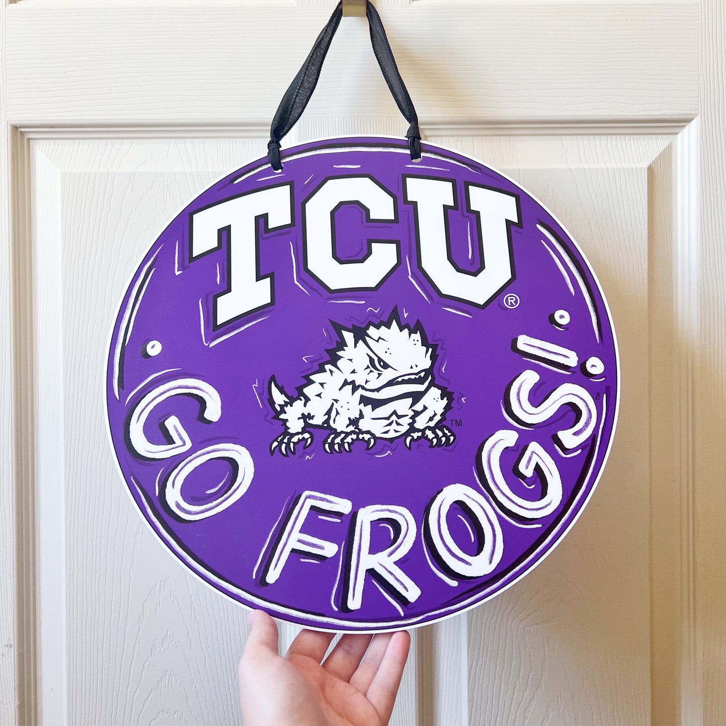 Texas Christian University Door Hanger