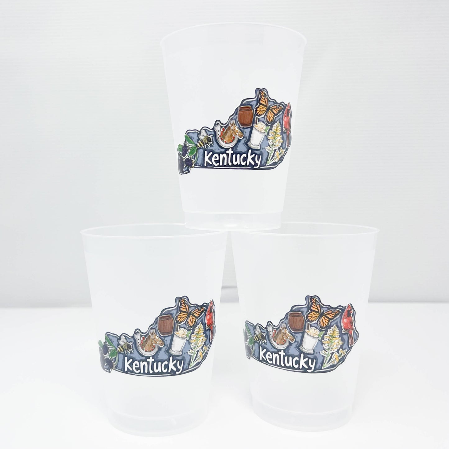 Kentucky State Favorites Party Cup Set Drinkware