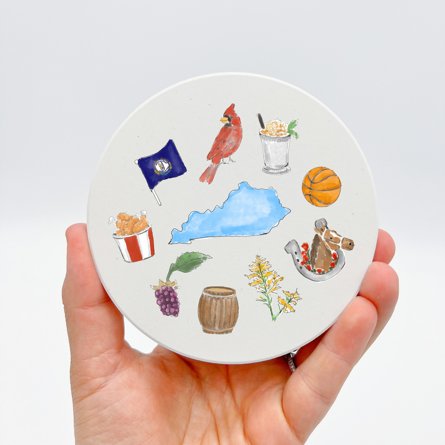 Kentucky Icons Coaster
