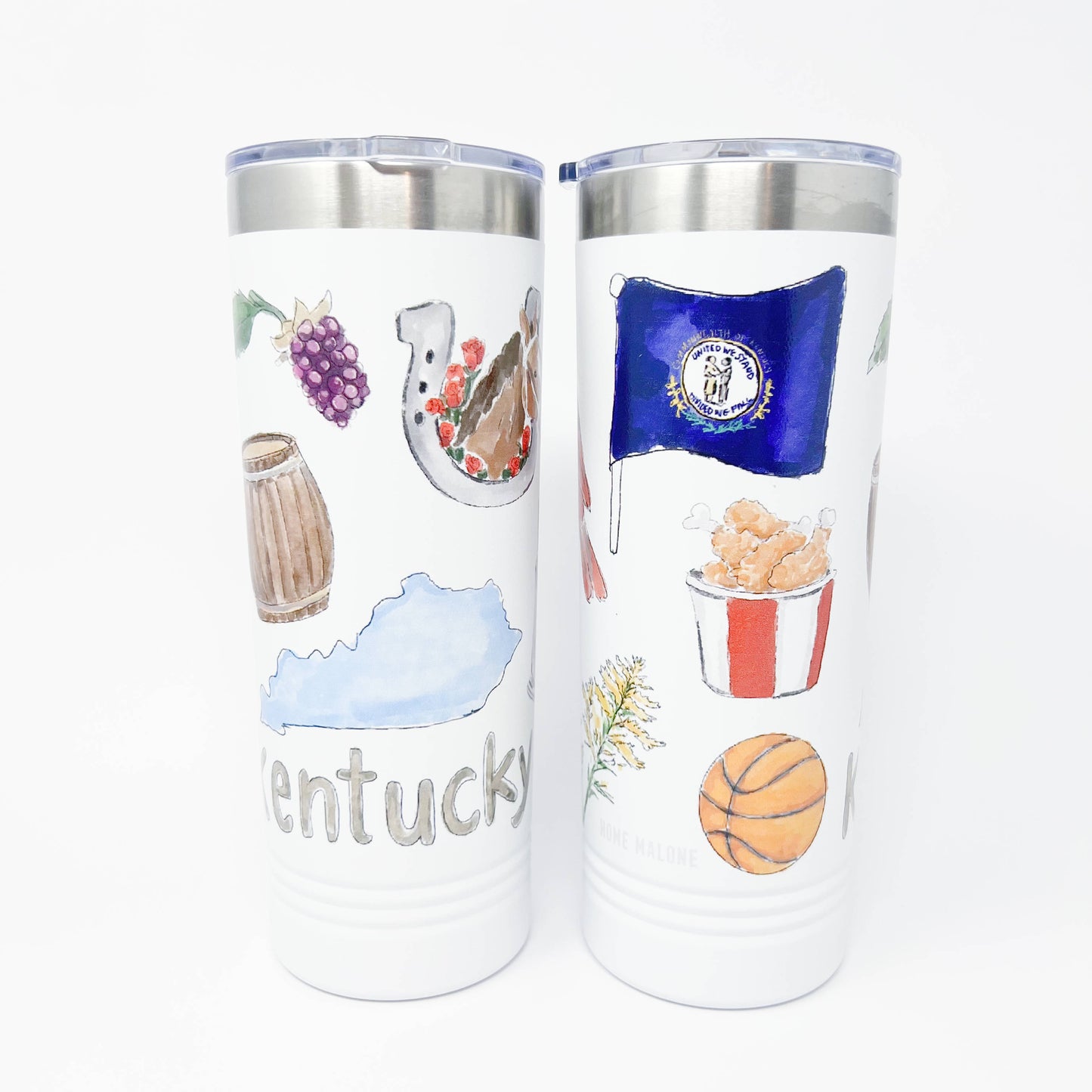 Kentucky Icons Skinny Tumbler 22oz