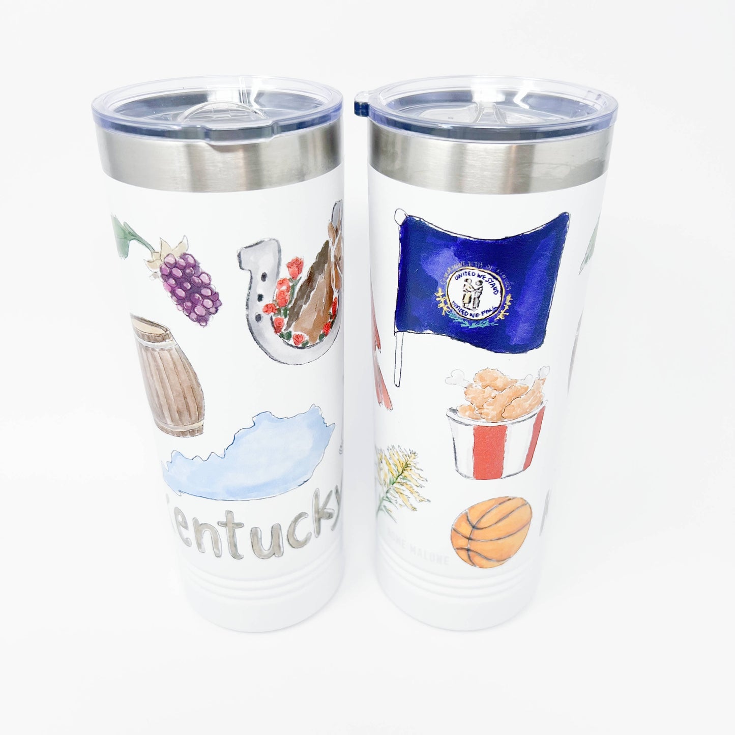 Kentucky Icons Skinny Tumbler 22oz