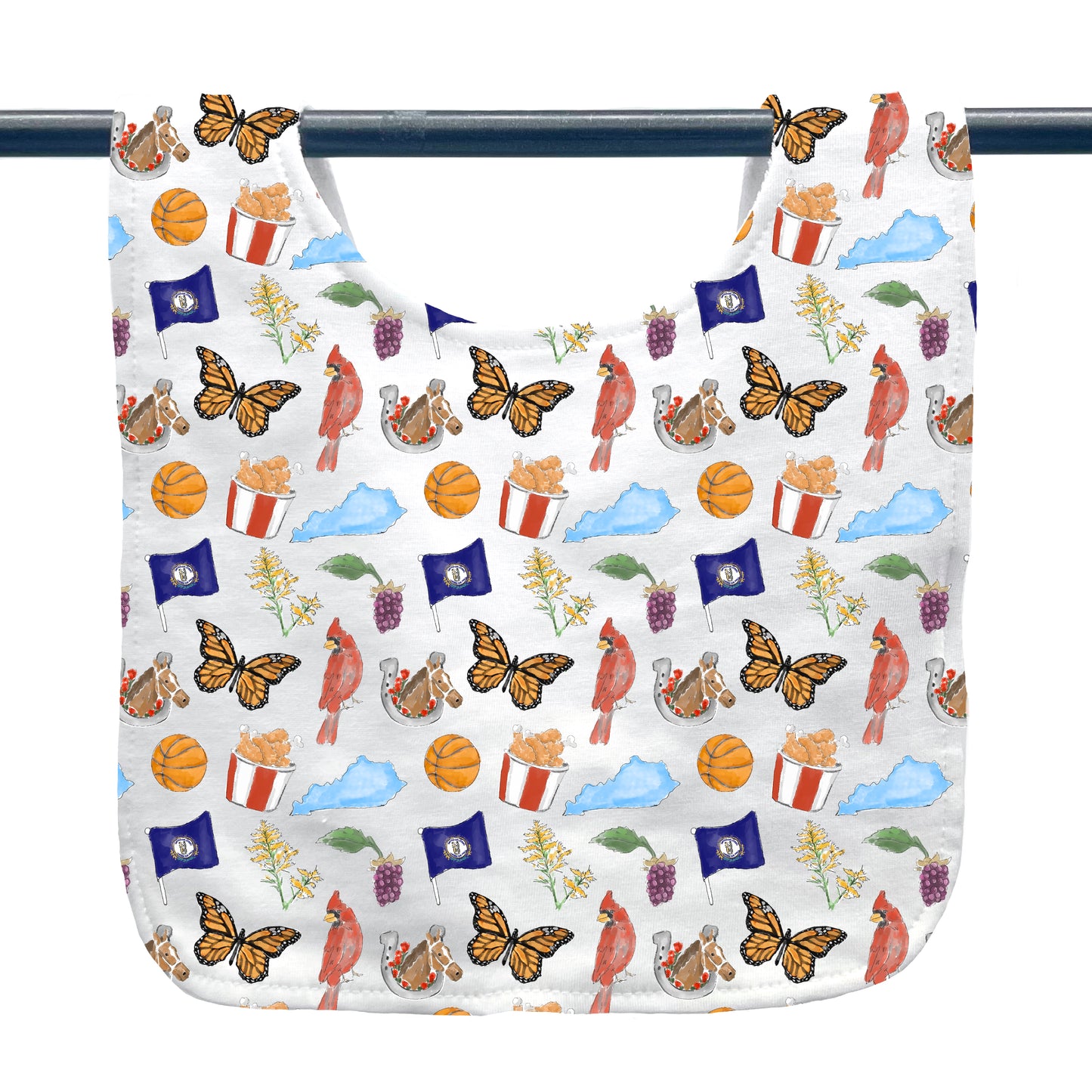 Kentucky Icons Baby Bib