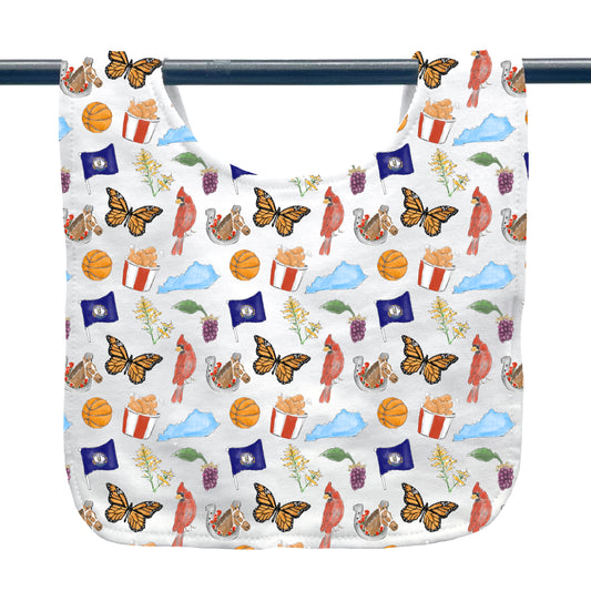 Kentucky Icons Baby Bib