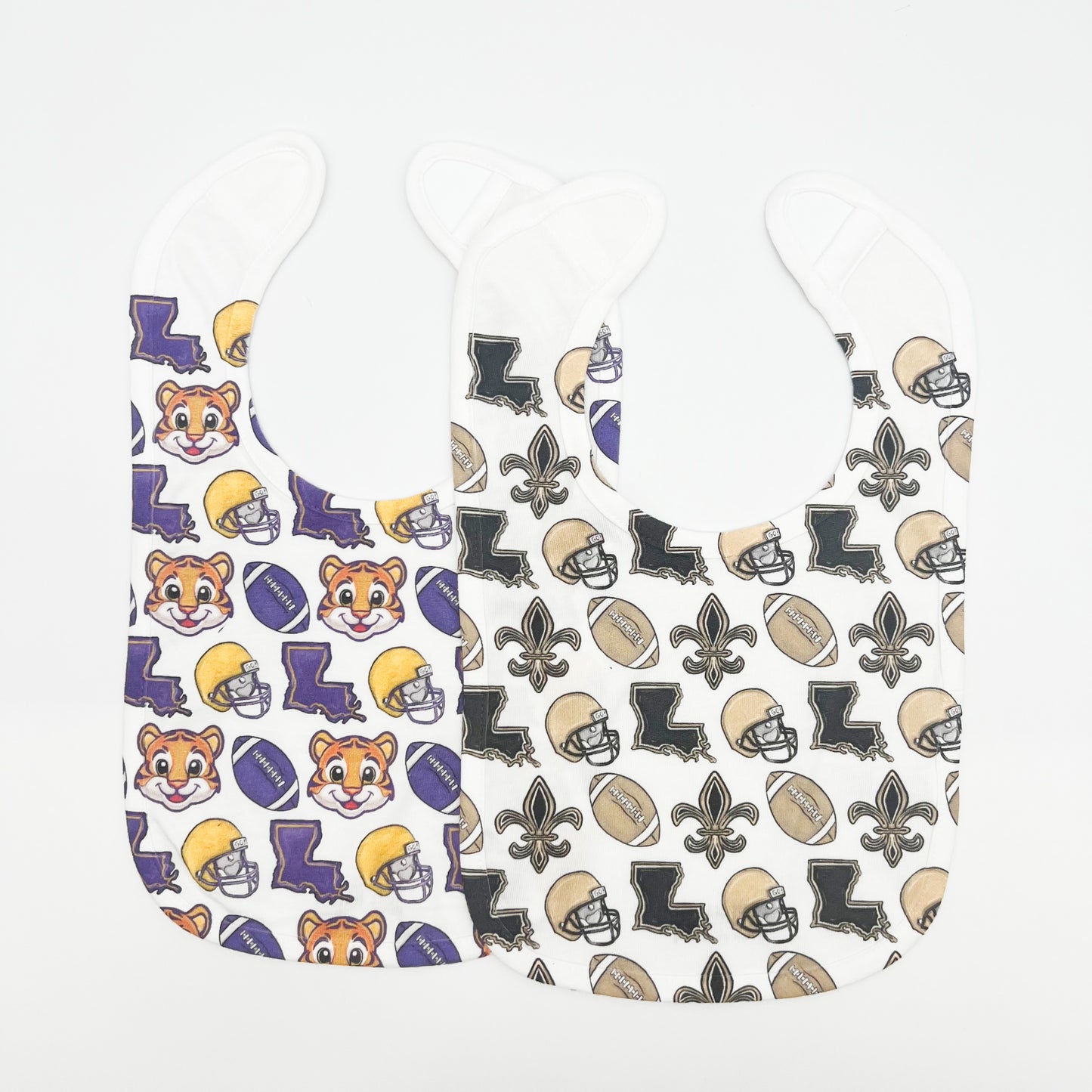 Louisiana Saints Football Baby Bib - Gift New Baby Arrival