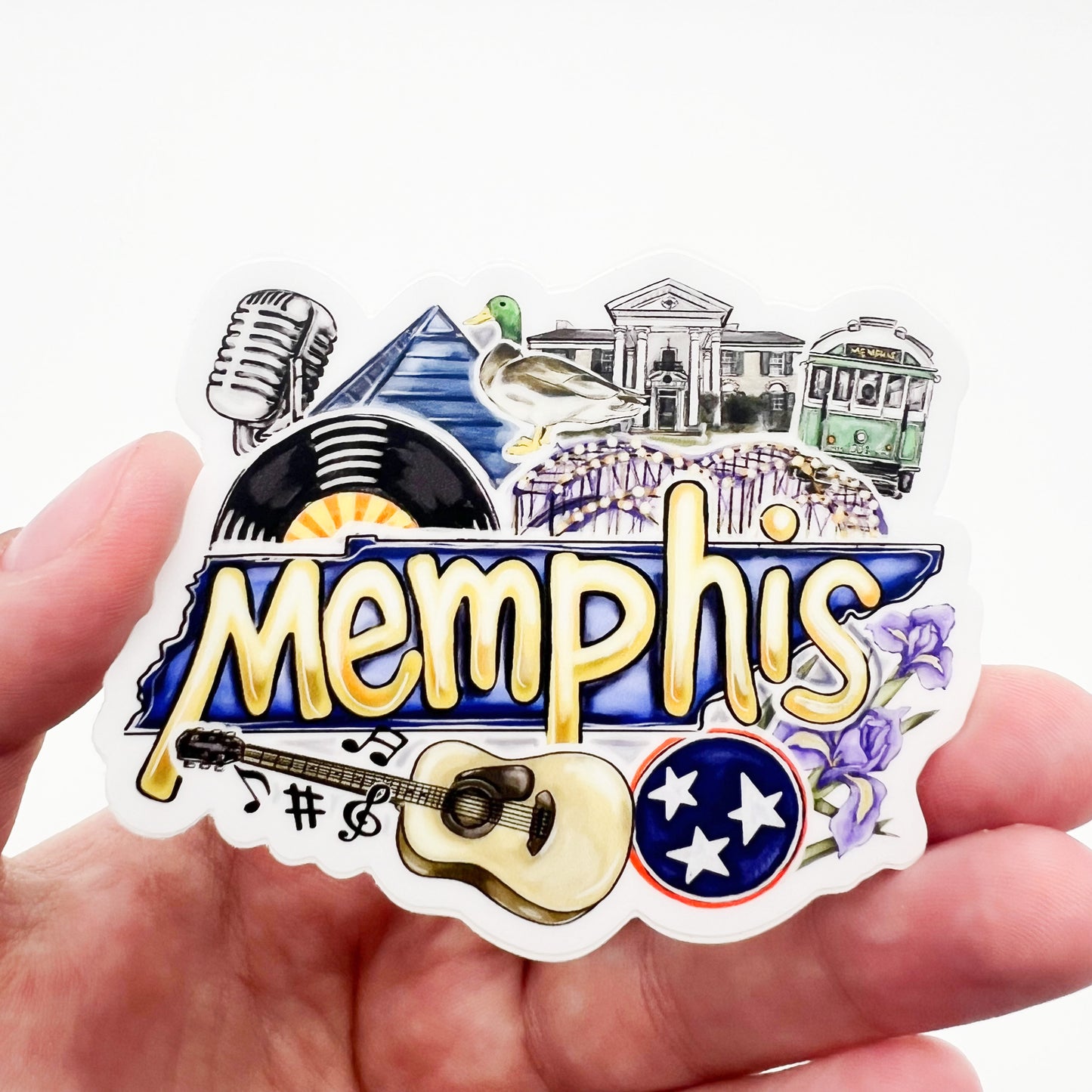 Memphis Sticker