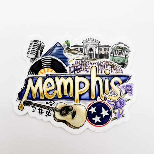 Memphis Sticker