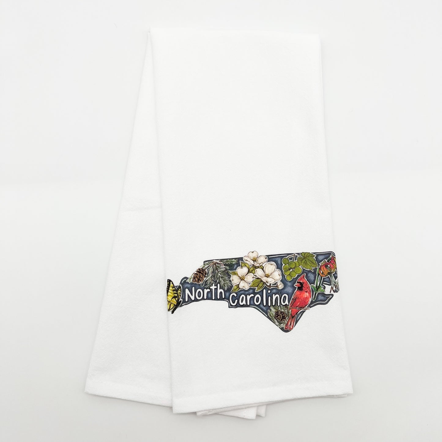 North Carolina State Favorites Tea Towel - Tar Heel State