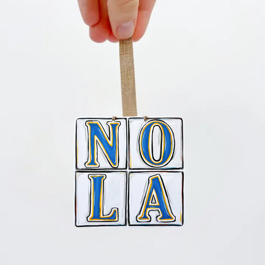 Acrylic NOLA Street Tiles Ornament